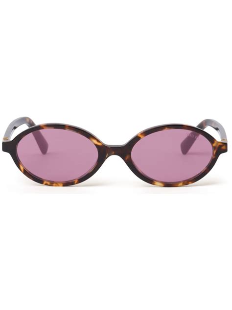 Miu Miu Eyewear Regard Sunglasses .